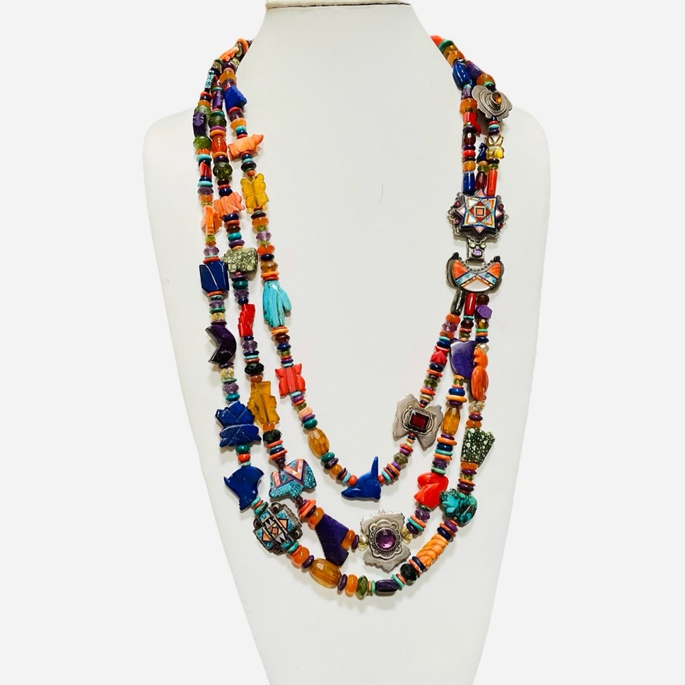 Aldrich Art Sugalite Mosaic Necklace